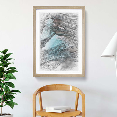 Ridge of the Wave in Abstract - Picture Frame Graphic Art Print