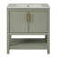 Bathroom Vanity With Ceramic Sink And Versatile Storage-357012520