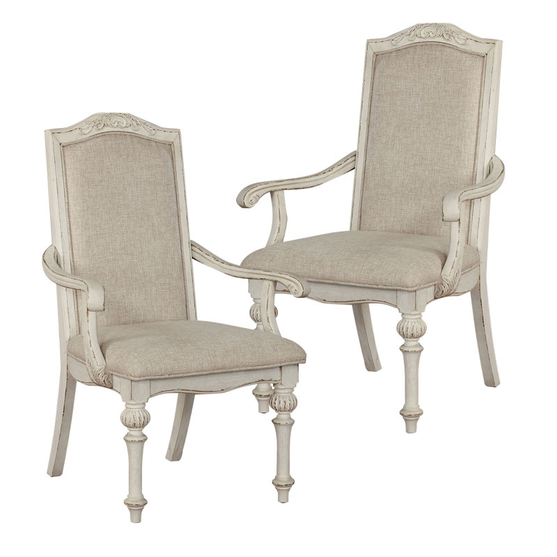 Fauteuil Ilihia blanc antique