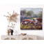 FIVE COWS FIVE COWS - Unframed Print on Canvas-780977310-780977309