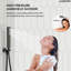 Pressure-Balanced Rainfall Shower System, High-Pressure Rain Shower Head with Handheld Spray-106893501