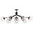 Steel Dimmable Globe Chandelier-581682569-581682583-581682578