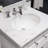 Goyette Freestanding Standard Free Standing 1 Single Vanity Bathroom Vanity With Marble Top-31593718-132881813
