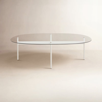 Flume Glass Top Coffee Table