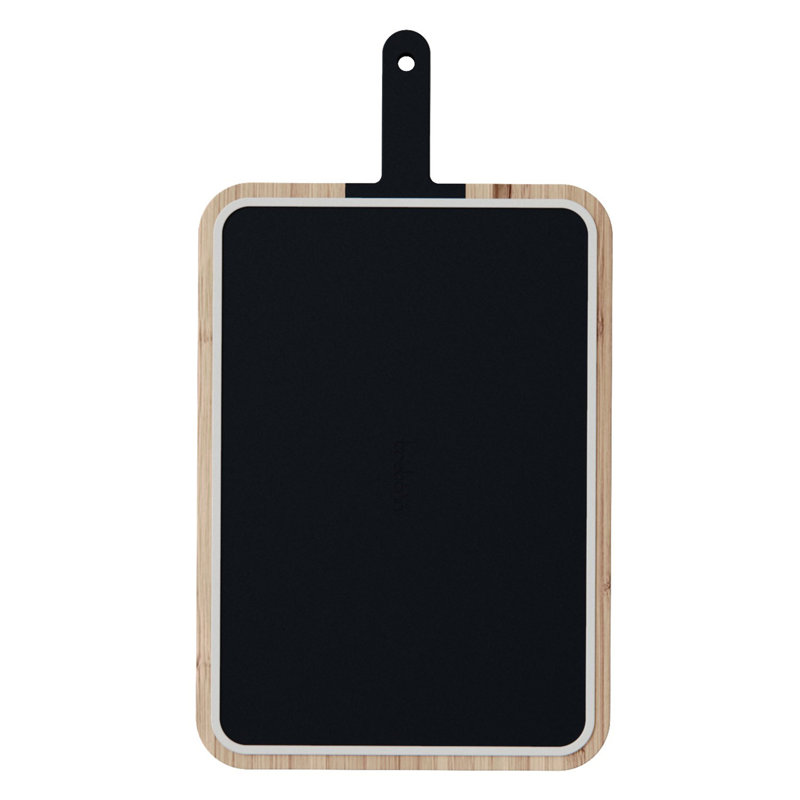 Integrated Knife Chef Chopping Board, Black
