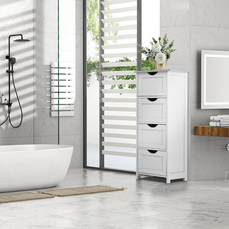 Bathroom Floor Storage Cabinet