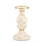 Mocha Check Pillar Candlestick