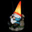 Statue de gnome de pêche solaire de 12 pouces Exhart Good Time