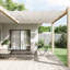Symple Stuff 270cm W x 140cm D Polyester Cover Retractable Patio Awning-1236265749
