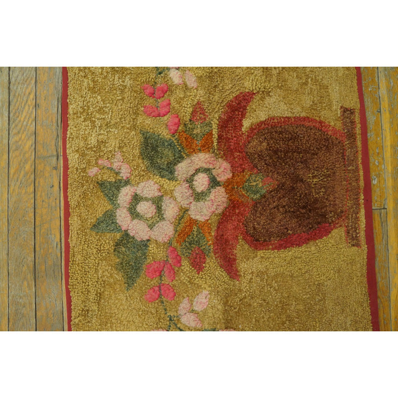 Jute / Sisal Floral Area Rug