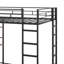 Un lit mezzanine en métal équipé de deux tablettes et d'un bureau pour plus de rangement et de fonctionnalité-1359770893-1359770891