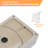 33"L x 19"W Undermount Workstation Kitchen Sink Ceramic Rectangular Single Bowl Kitchen Sink with Accessories