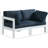 Kylis 60'' Wide Aluminum Loveseat with Cushions-61209780-61189503