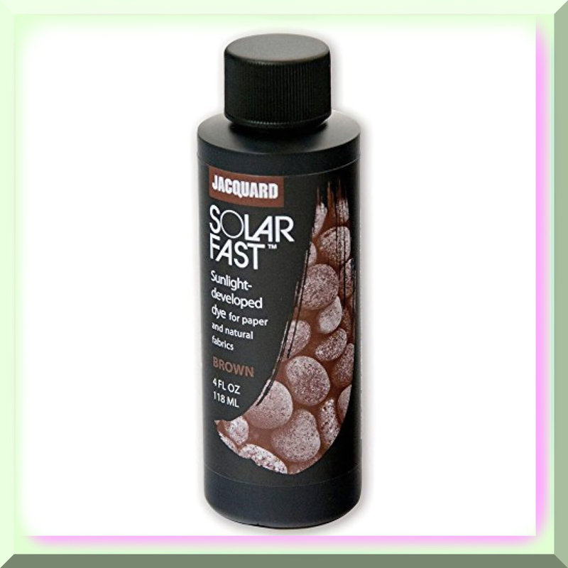 SunPrint Pro 8oz Brown SolarFast Dye for Paper Fabric