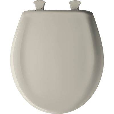 Siège de toilette rond en plastique
