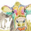 Hifi Cow II - Wrapped Canvas Print-789209552