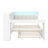 Modern Upholstered Headboard Bed Featuring Built-In Desk And LED Lighting-1722135800