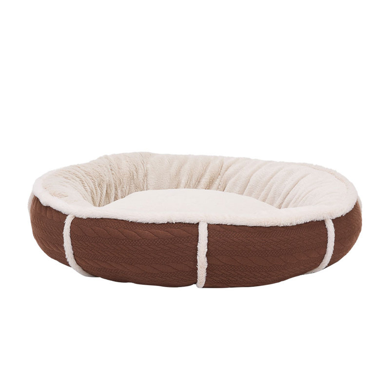 Polyester Pet Bed, Brown