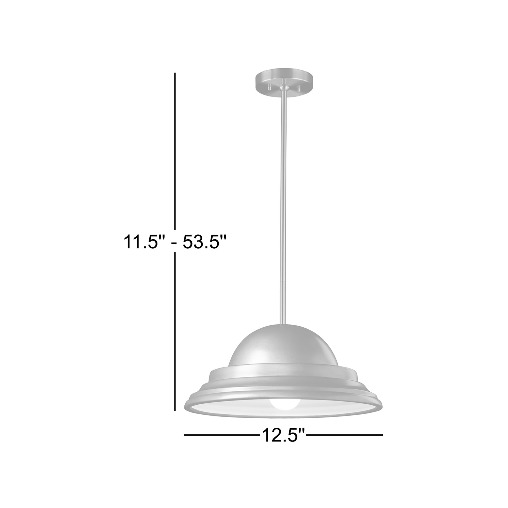Leni Single Light Ceramic Dimmable Pendant, Antique Brass, No, Antique Copper