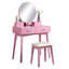 Ensemble coiffeuse et tabouret Liannon-1075711526
