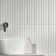 Bead 3" x 12" 3D Recessed Fluted Subway Wall Tile