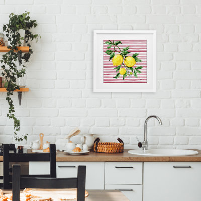 Reproduction sous verre de Juice Lemon Vine, conception de Paul Brent