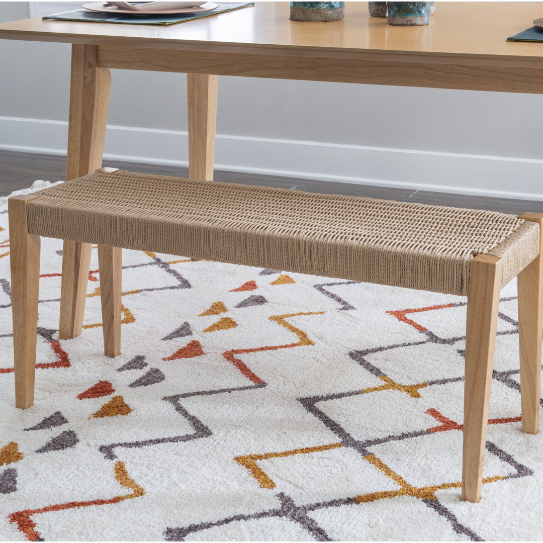 Aniek Solid Wood Bench Lark Manor™ 