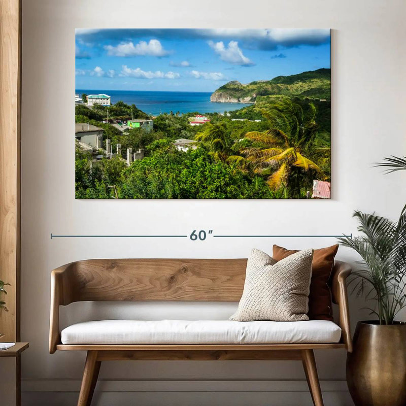 Keesha Little Bay In Montserrat, 34" H x 51" W