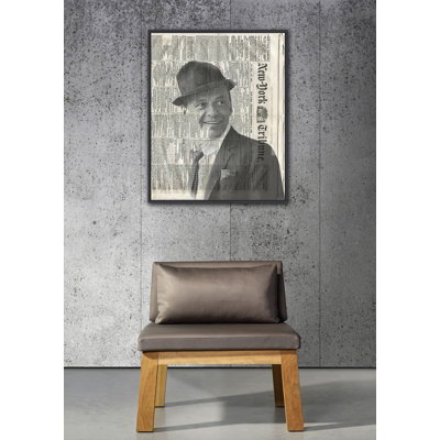 Sinatra - cadre flottant, impression sur toile