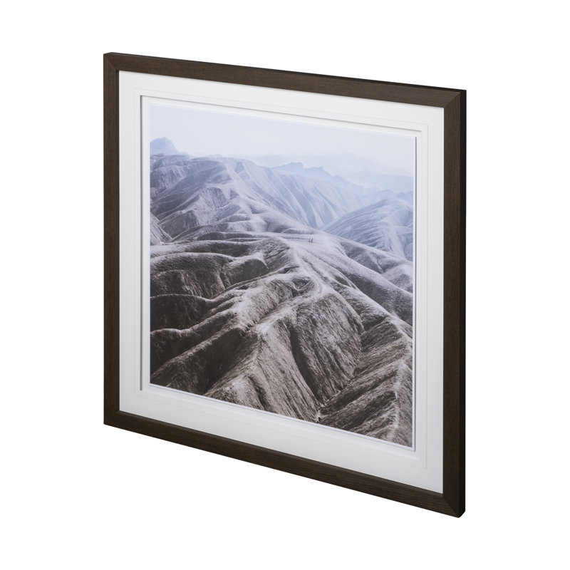 Death Valley Mountains by Dunker a Framed Art Print Matted under Glass