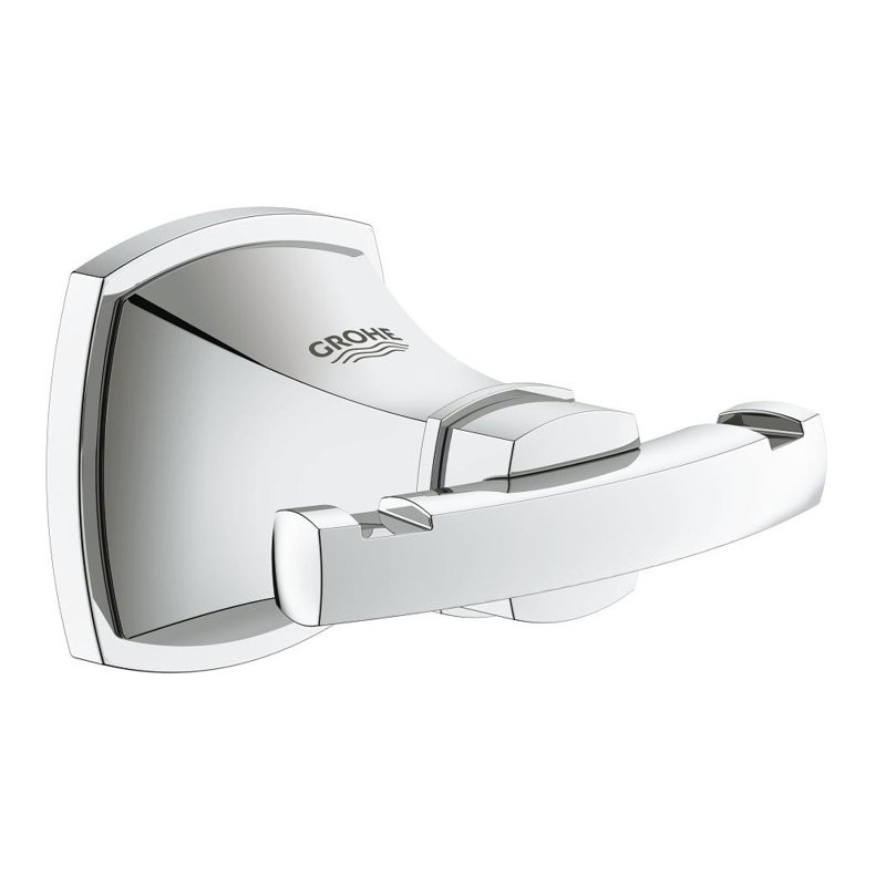 Geneva® Wall Mounted Hook, Starlight Chrome