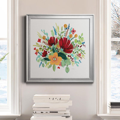 «May Flowers I», peinture sur toile encadrée