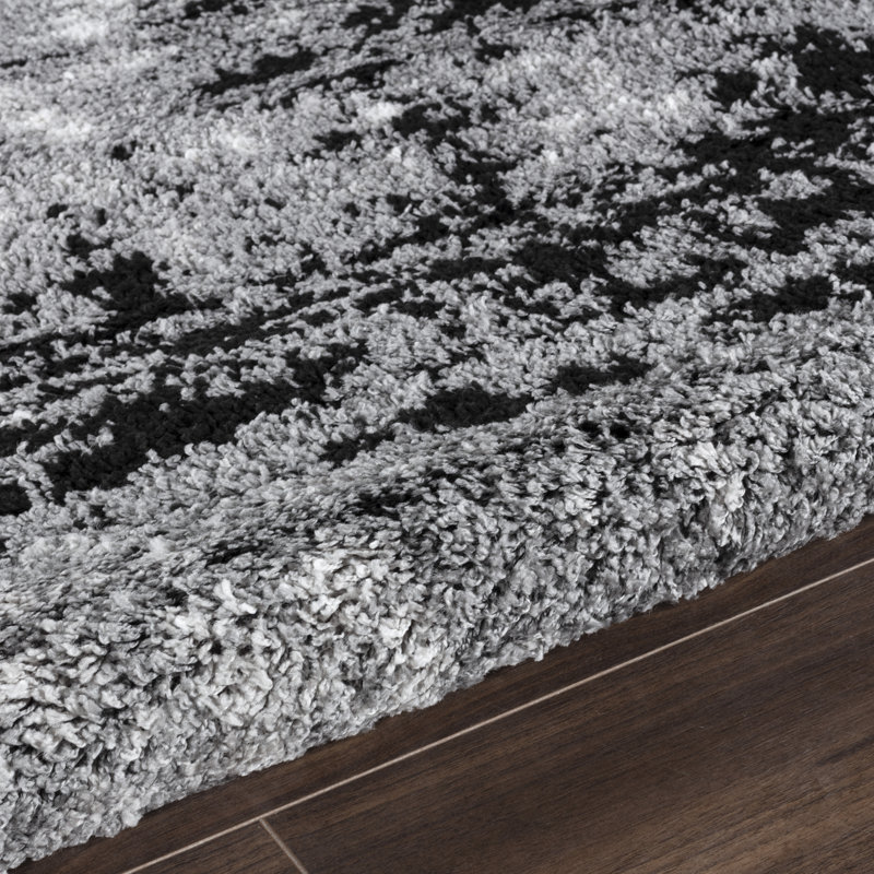 Tapis à poil long Armantas, Rectangle 7 pi 10 po x 10 pi