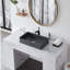 Lavabo vasque moderne en pierre de quartz
