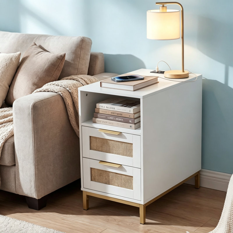 20 cm W Bedside Table