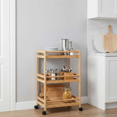 Bamboo Bar Cart