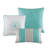Printed Cotton Sateen Comforter Set Aqua King-119744166-119744167