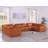 Ismeta 8 Piece 2 Power Recliner Top Grain Italian Leather Sectional-1495069079