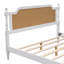 Cadre de lit très grand en rotin de style traditionnel, aucun sommier nécessaire, blanc antique-1910205608-1910205614