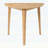 Triangular Wood Table