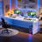 78.74" Extra Long Computer Desk 2 Person Desk (Chairs not included)-540669867