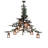 Dyana 12 - Light Dimmable Lantern Geometric Chandelier