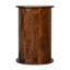 Commode tambour 3 tiroirs châtaignier