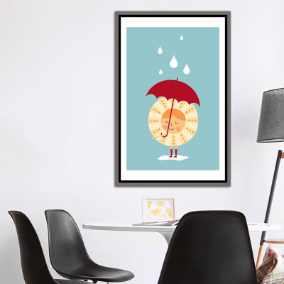 Soleil sous la pluie - impression