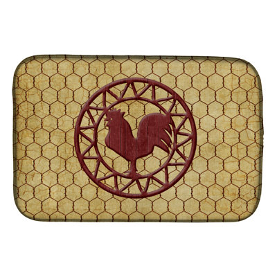 Tapis de séchage poulailler coq poulet