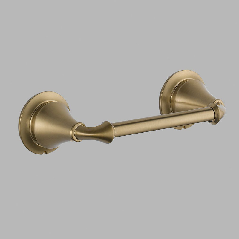 Linden™ Wall Mount Pivot Arm Toilet Paper Holder Bath Hardware Accessory, Brilliance Champagne Bronze