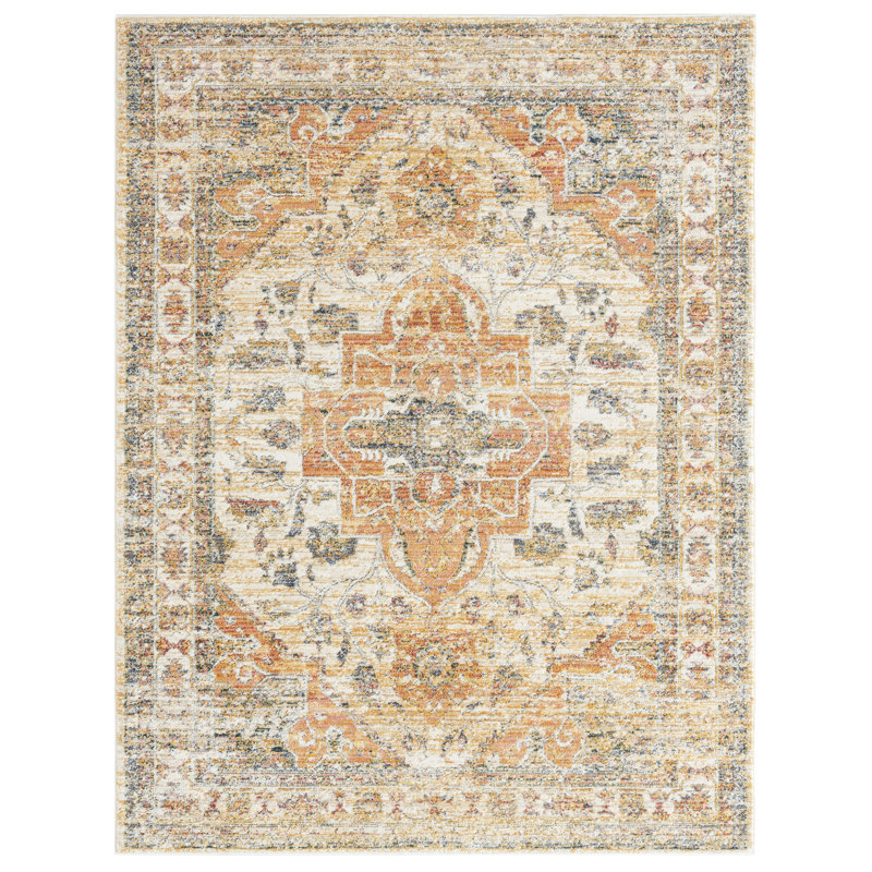 Tapis beige Aveen Kathryn, Rectangle 5 pi 2 po x 7 pi 2 po
