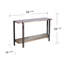 Console Thornsett avec plateau en miroir