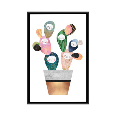 « sleepy cactus », reproduction sur toile