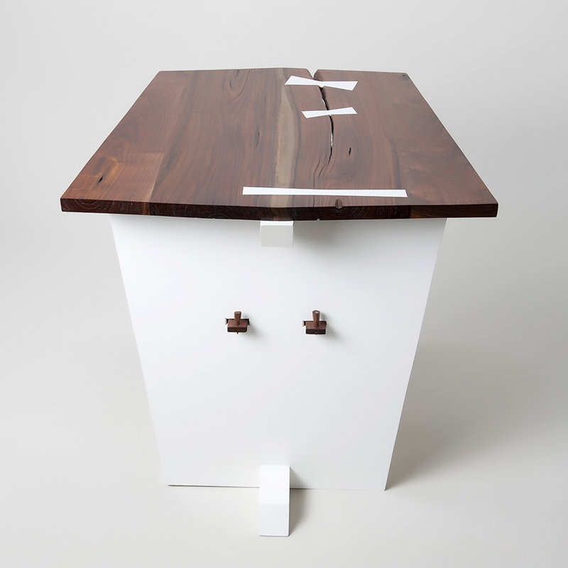 WW Solid Wood End Table